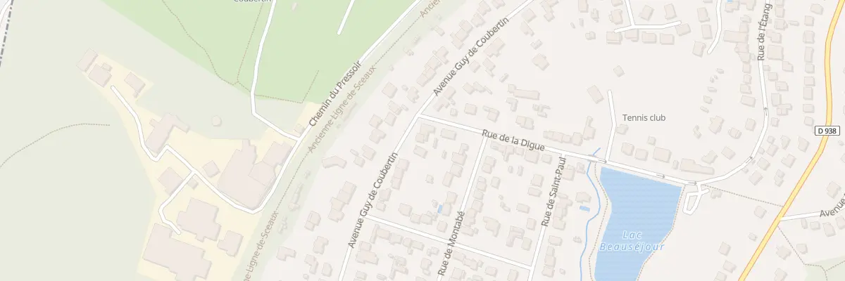 Plan du 81 Av Guy de Coubertin à Saint-Rémy-lès-Chevreuse
