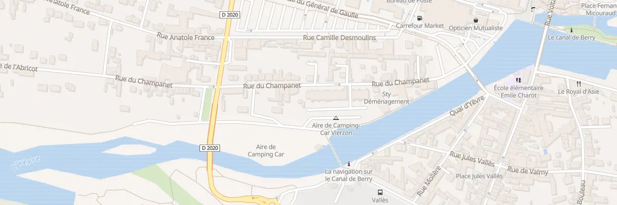 Plan du 11 Rue du Champanet à Vierzon