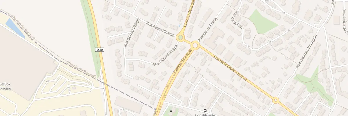 Plan du 5 Rue Gérard Philipe à Achères