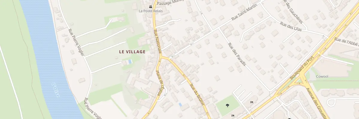 Plan du 2B Rue Saint Martin à Cergy