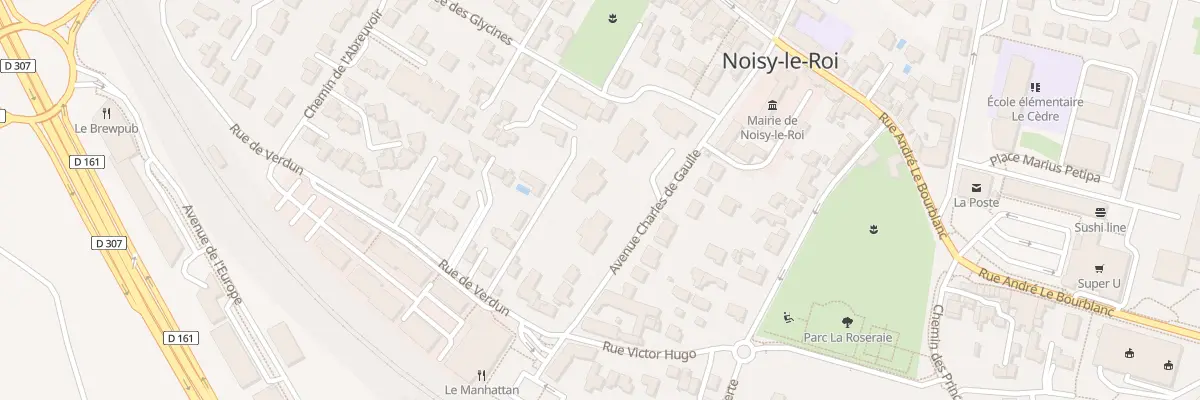 Plan du 1 Res du Clos de Gally à Noisy-le-Roi