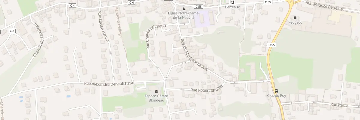 Plan du 20 Rue du Mal Leclerc à Maurecourt