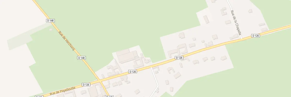 Plan du 12 Rue de Payelleville à Verchocq