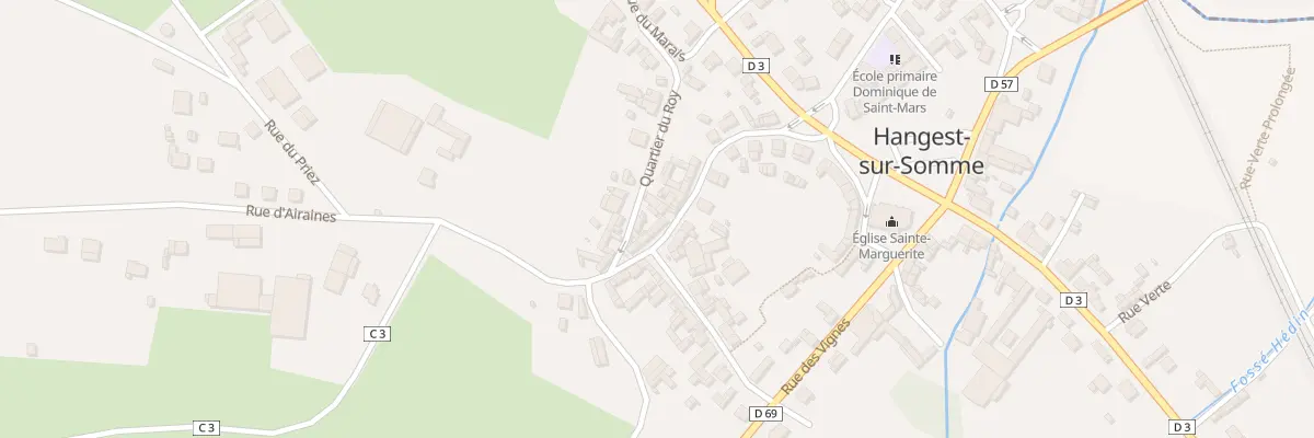 Plan du 14 Rue d’Airaines à Hangest-sur-Somme
