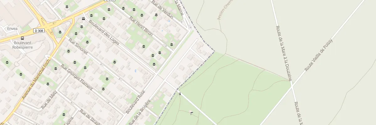 Plan du 194 Rue de la Bruyère à Poissy