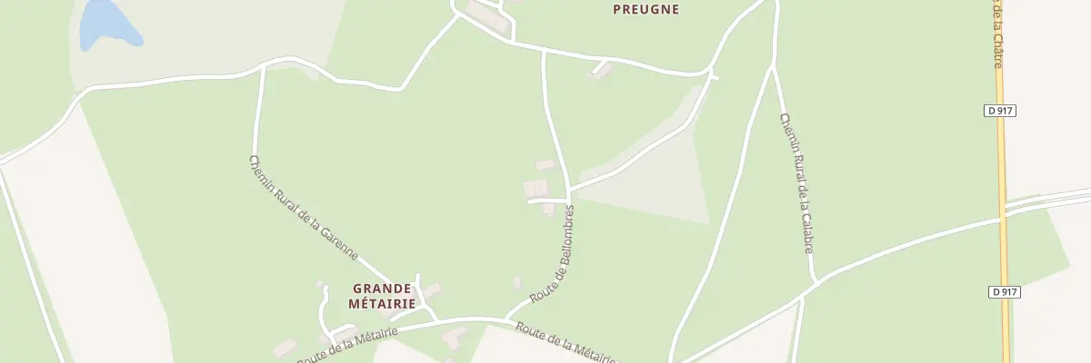 Plan du 6 Rte de Bellombres à Sainte-Sévère-sur-Indre