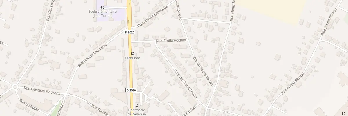 Plan du 34 Rue du Crot à Foulon à Vierzon