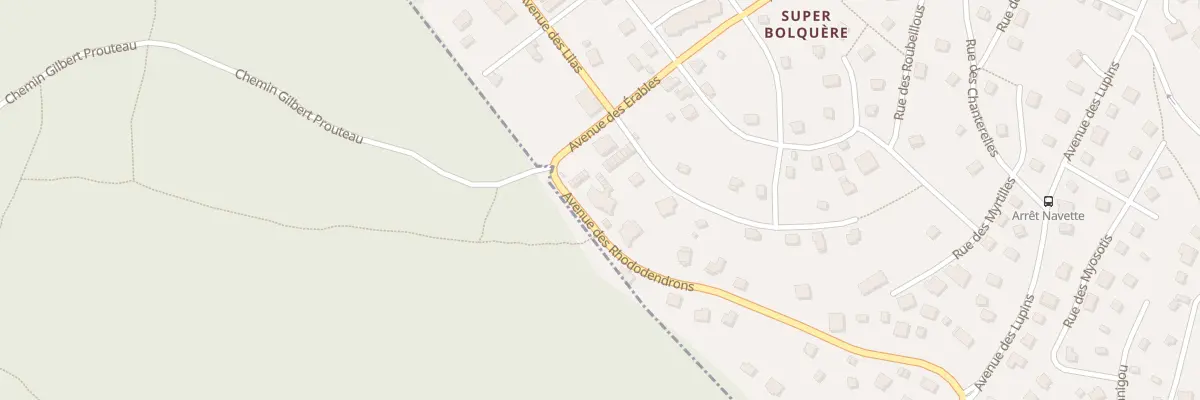 Plan du 20 Av des Rhododendrons à Bolquère