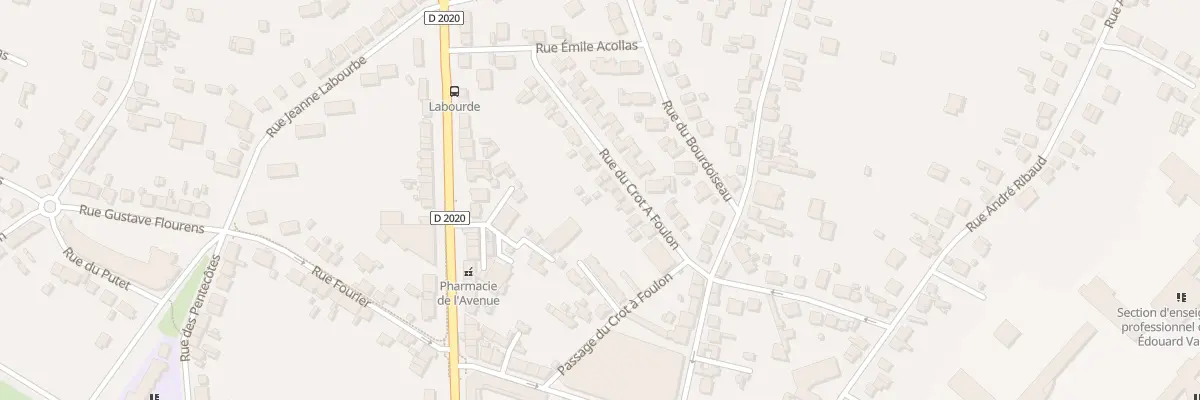 Plan du 25 Rue du Crot à Foulon à Vierzon