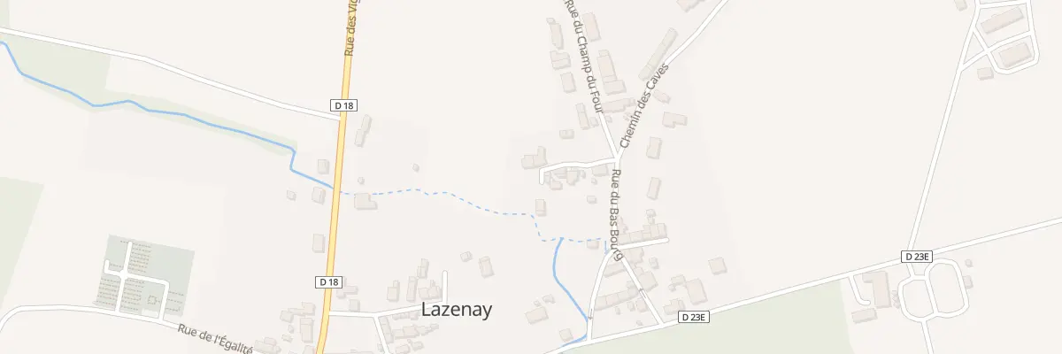 Plan du 6 Rue du Ruisseau à Lazenay