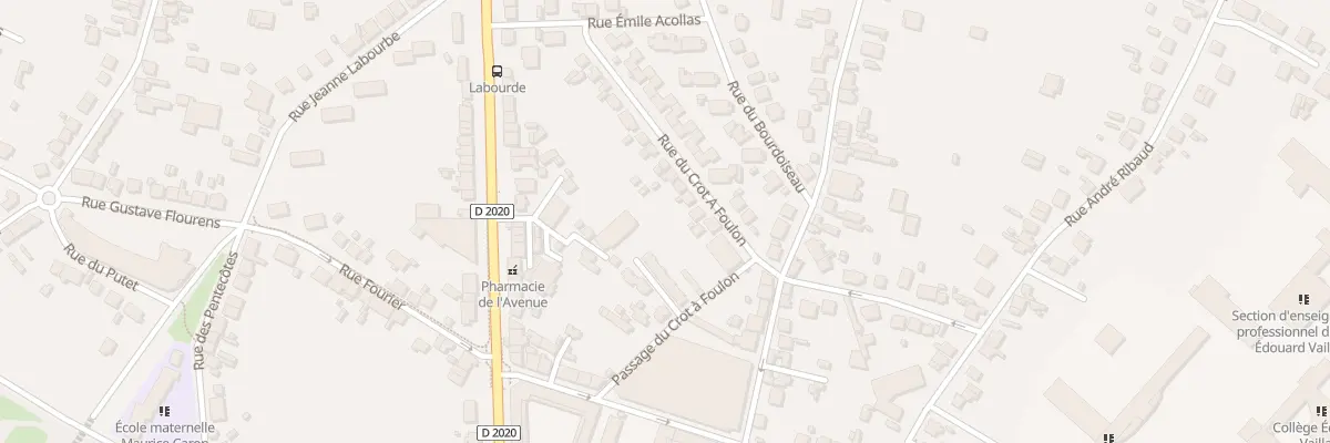 Plan du 21 Rue du Crot à Foulon à Vierzon