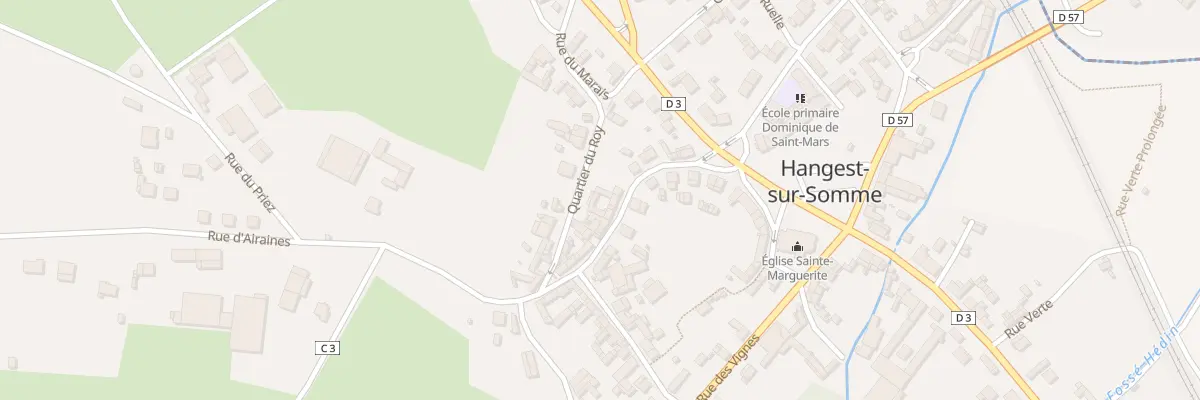Plan du 8 Rue d’Airaines à Hangest-sur-Somme