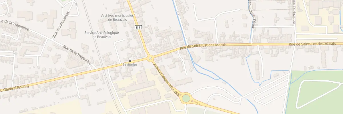 Plan du 157 Rue de Saint-Just des Marais à Beauvais