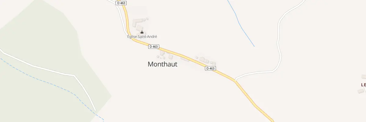 Plan du 21 Champs de Devant à Monthaut
