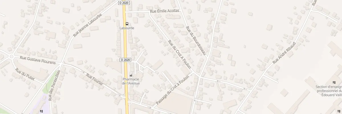 Plan du 23 Rue du Crot à Foulon à Vierzon