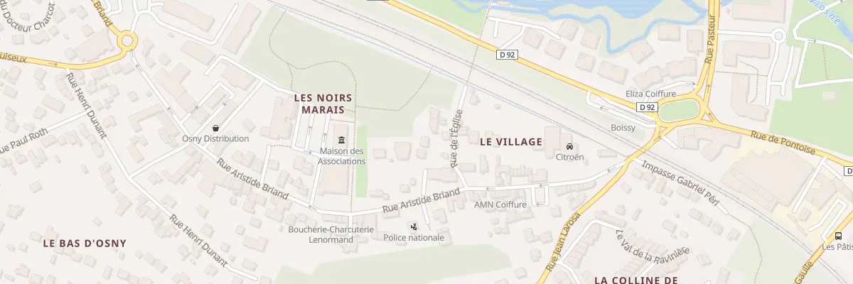 Plan du 1B Rue de l’Eglise à Osny