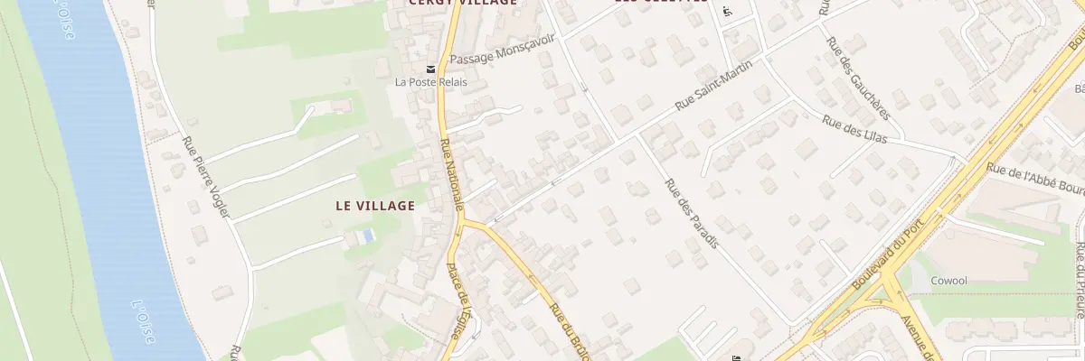 Plan du 5 Rue Saint Martin à Cergy