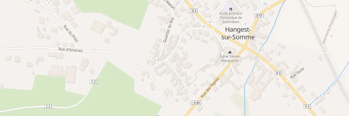 Plan du 17 Rue d’Airaines à Hangest-sur-Somme