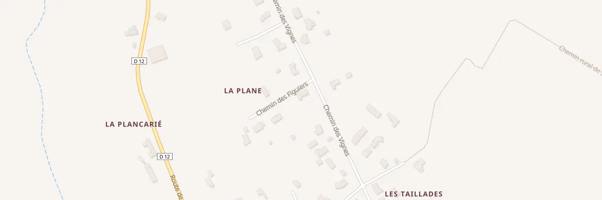 Plan du 170 Che des Vignes à Lempaut