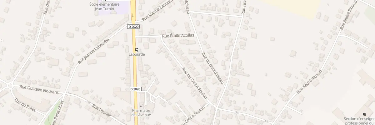 Plan du 30 Rue du Crot à Foulon à Vierzon