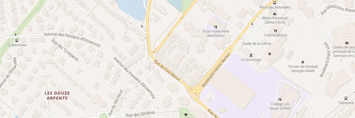 Plan du 12 Sq St Germain à Saint-Germain-en-Laye