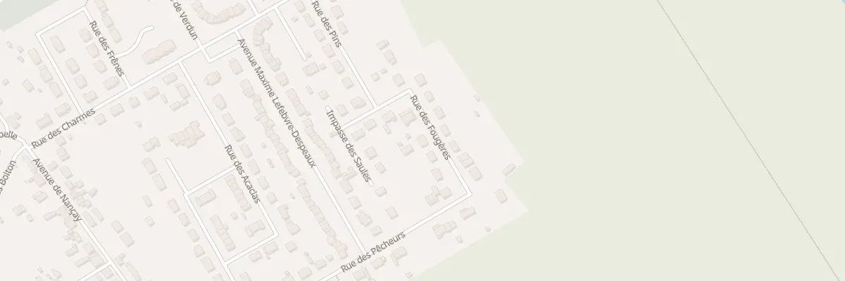 Plan du 6 Rue des Fougères à Salbris