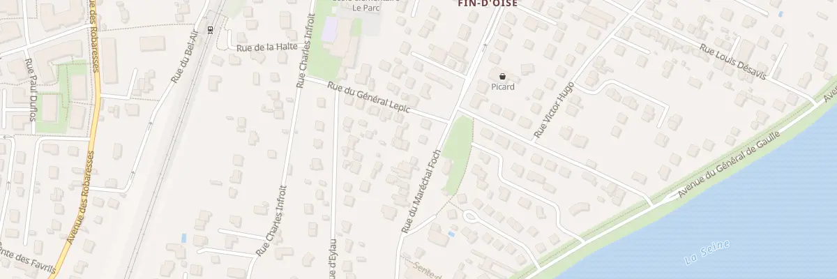 Plan du 21 Rue du Mal Foch à Andrésy