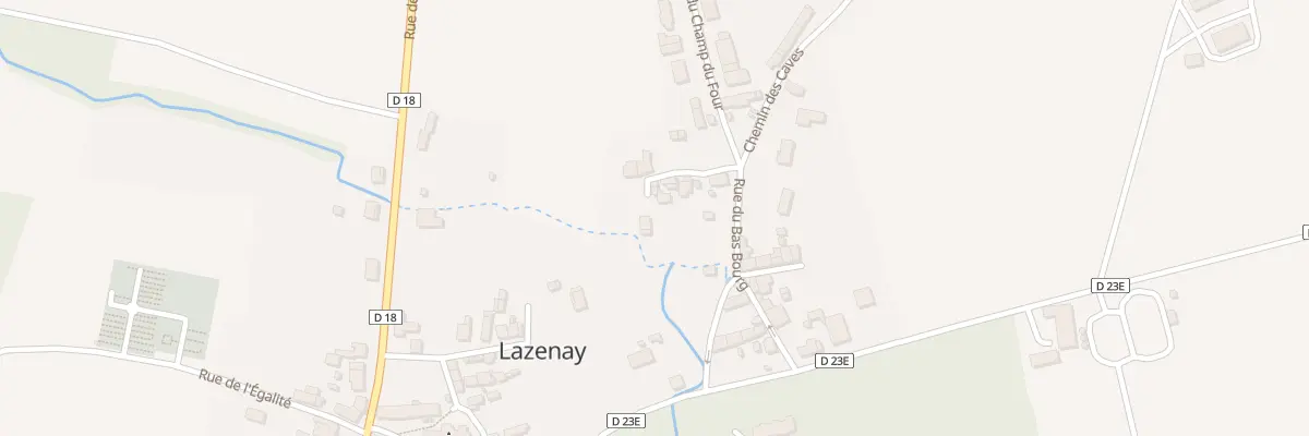 Plan du 7 Rue du Ruisseau à Lazenay
