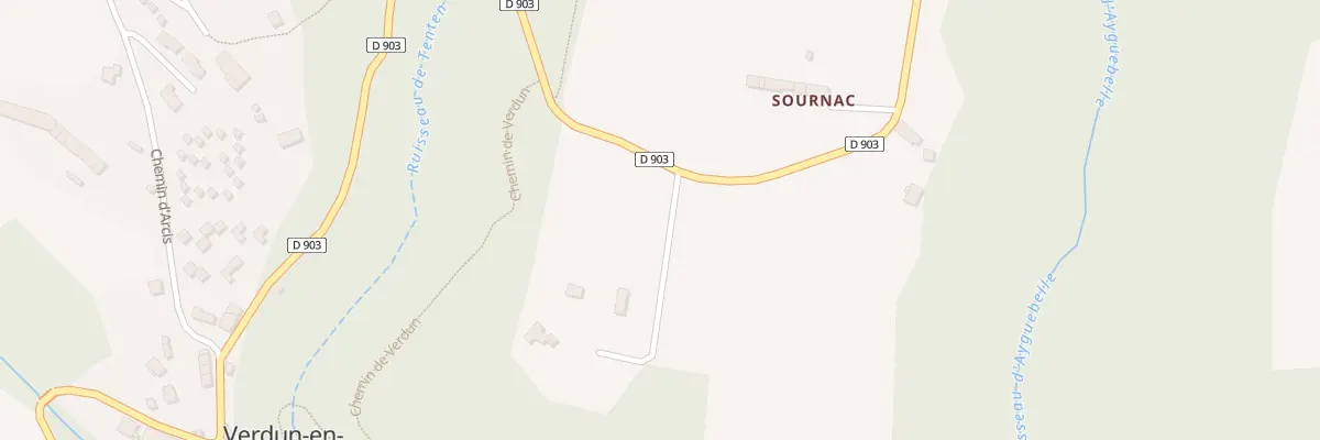 Plan du 5000 Che de Pech de Bouille à Verdun-en-Lauragais