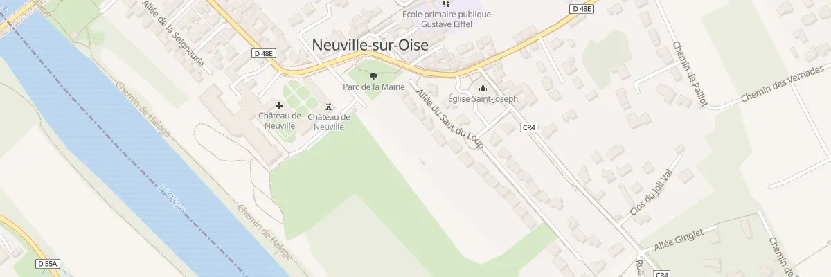 Plan du 14 All du Saut du Loup à Neuville-sur-Oise