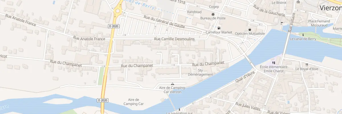 Plan du 30 Rue du Champanet à Vierzon