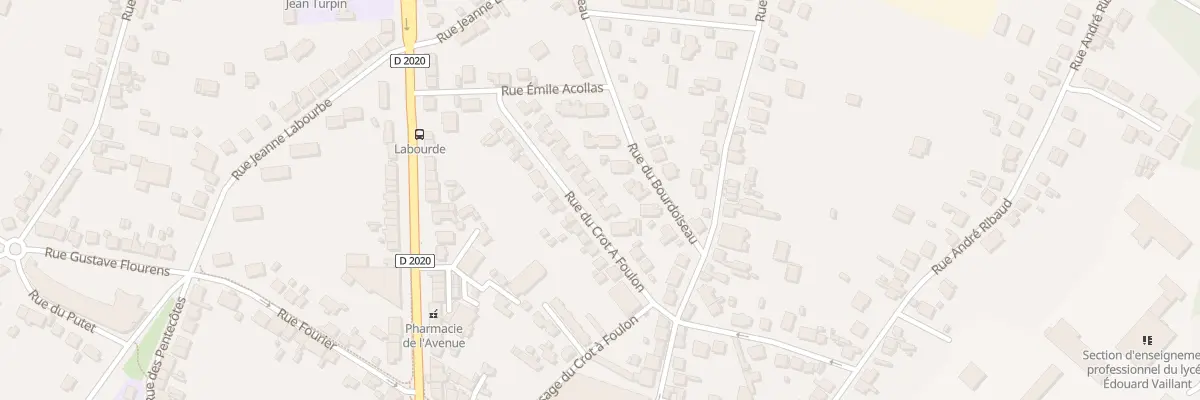 Plan du 26 Rue du Crot à Foulon à Vierzon