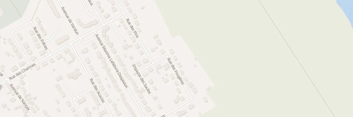 Plan du 3 Rue des Fougères à Salbris