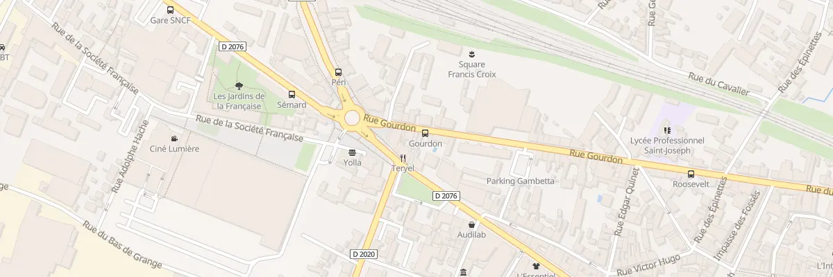 Plan du 46 Rue Gourdon à Vierzon