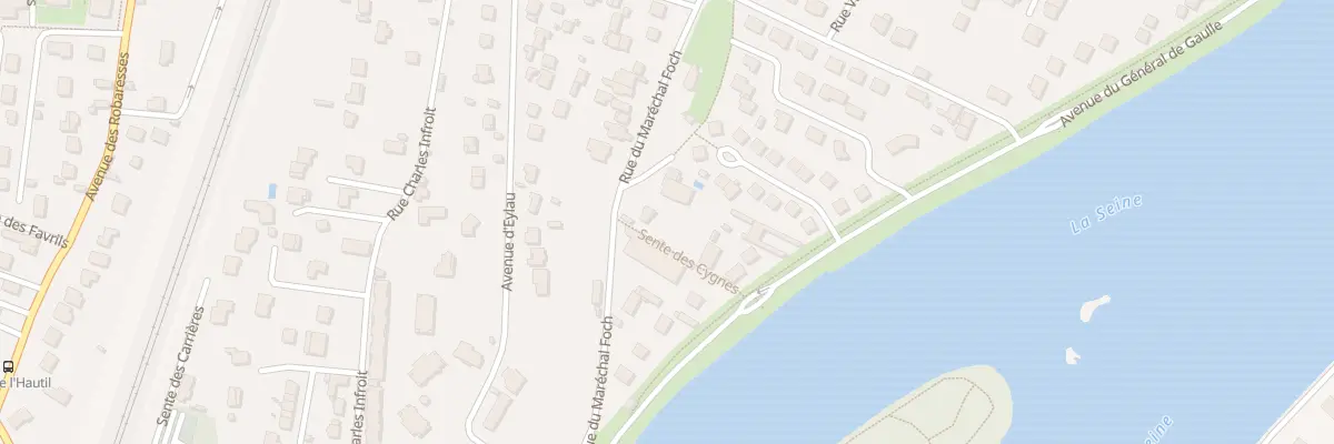 Plan du 8 Rue du Mal Foch à Andrésy
