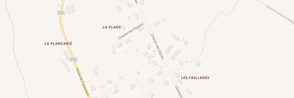 Plan du 110 Che des Vignes à Lempaut