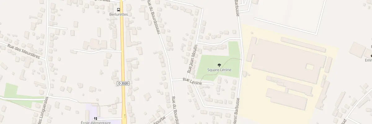 Plan du 3 Rue Jean Moulin à Vierzon