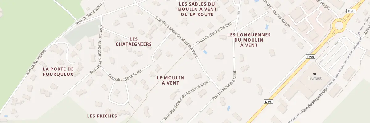 Plan du 16 Rue Sables du Moulin A Vent à Saint-Germain-en-Laye