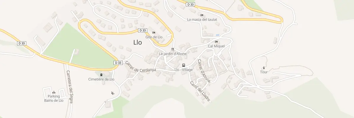 Plan du 97 Le Village à Llo