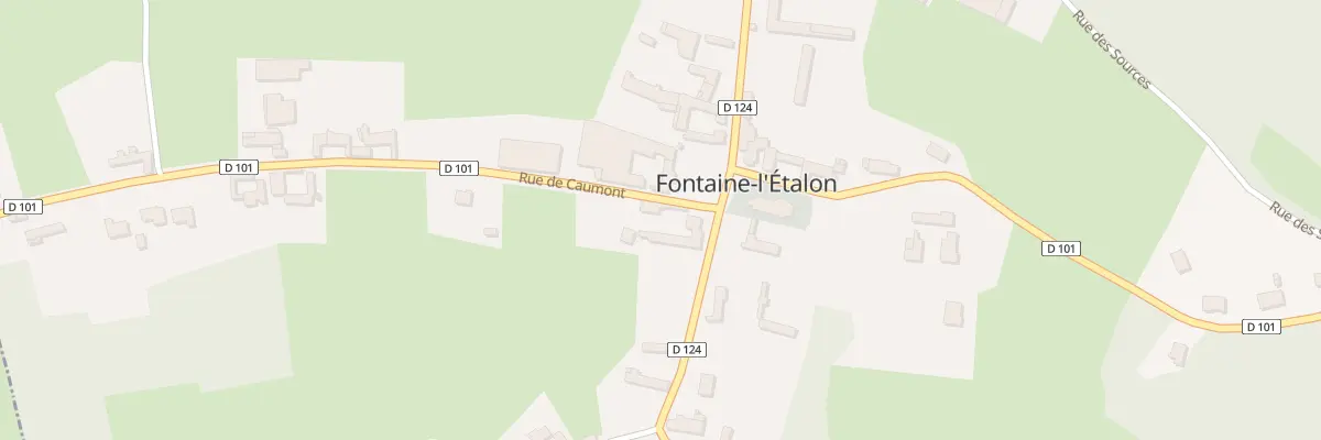Plan du 12 Rue Principale à Fontaine-l’Étalon