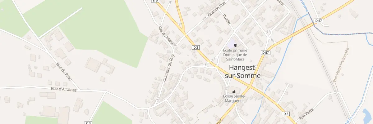 Plan du 4 Rue d’Airaines à Hangest-sur-Somme