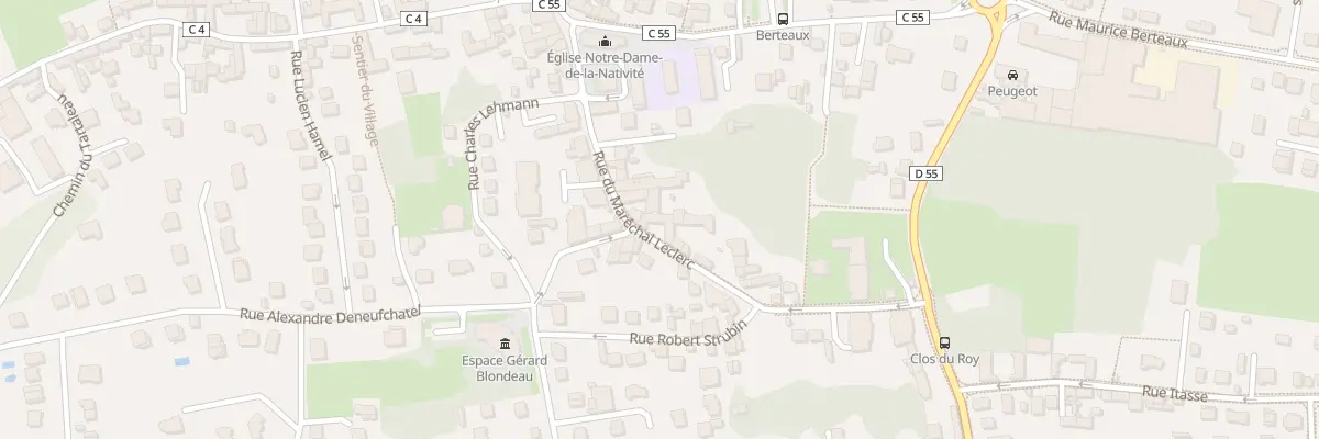 Plan du 17B Rue du Mal Leclerc à Maurecourt