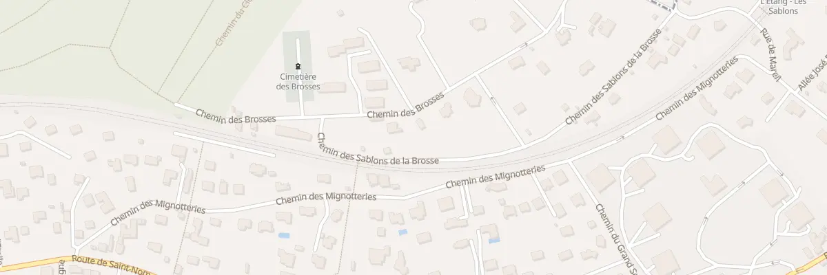Plan du 13B Che des Brosses à L’Étang-la-Ville