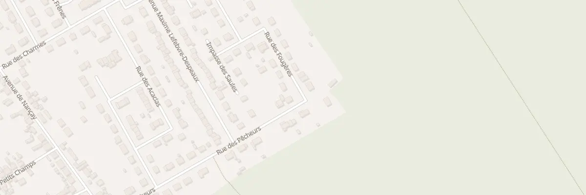 Plan du 12 Rue des Fougères à Salbris