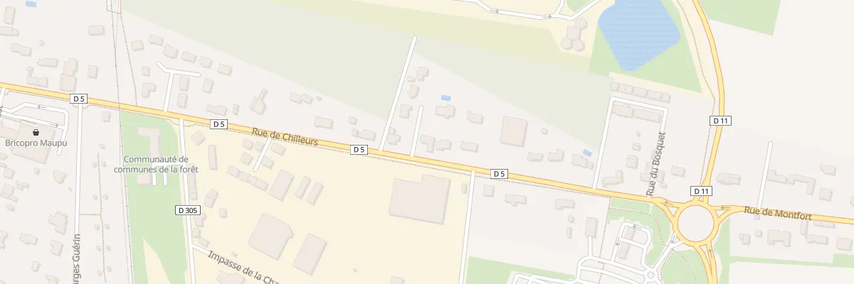 Plan du 62 Rue de Chilleurs à Neuville-aux-Bois