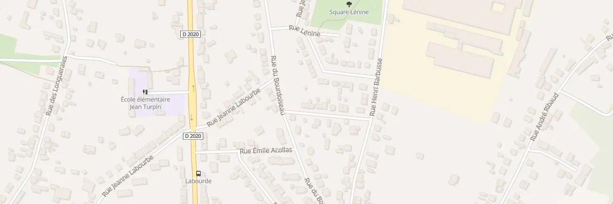 Plan du 14 Petite Rue du Bourdoiseau à Vierzon