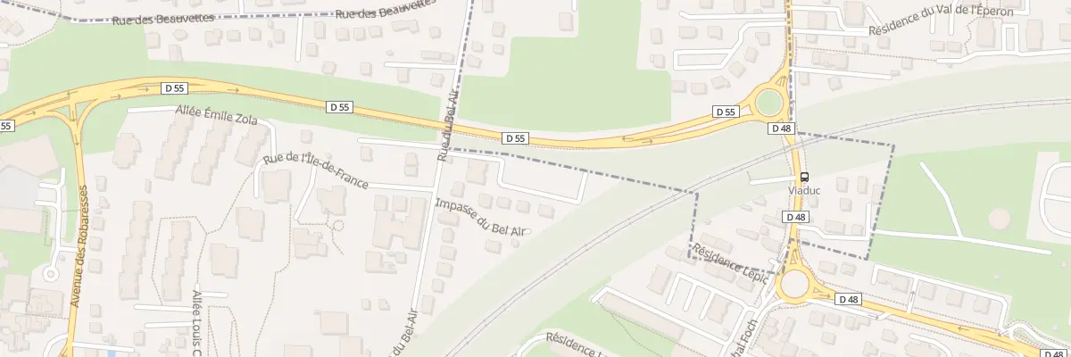Plan du 5B Rue du Bel Air à Andrésy