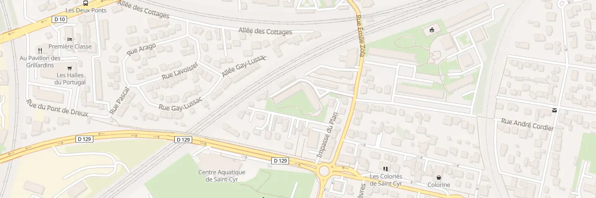 Plan du 4T Rue Emile Zola à Saint-Cyr-l’École