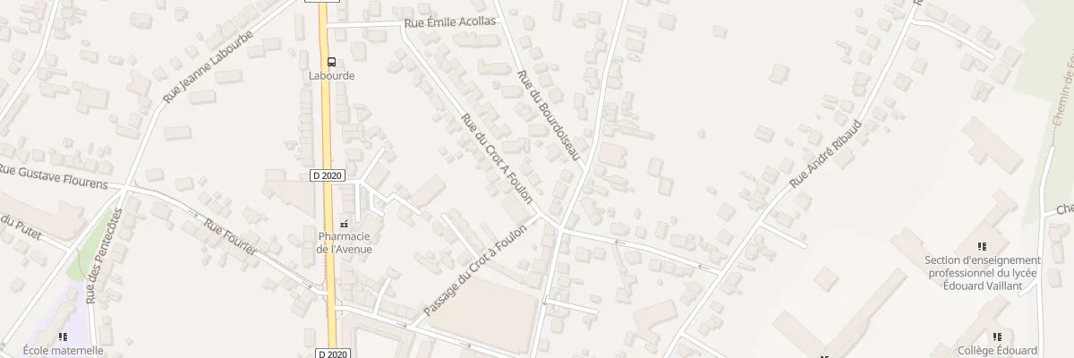 Plan du 18 Rue du Crot à Foulon à Vierzon