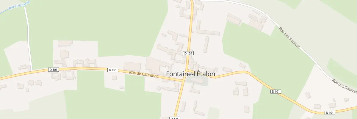 Plan du 10 Rue Principale à Fontaine-l’Étalon